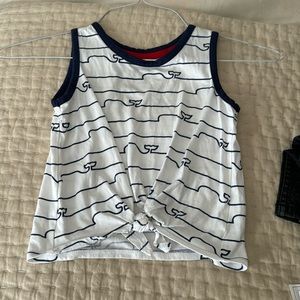 Vineyard Vines whale tank front tie